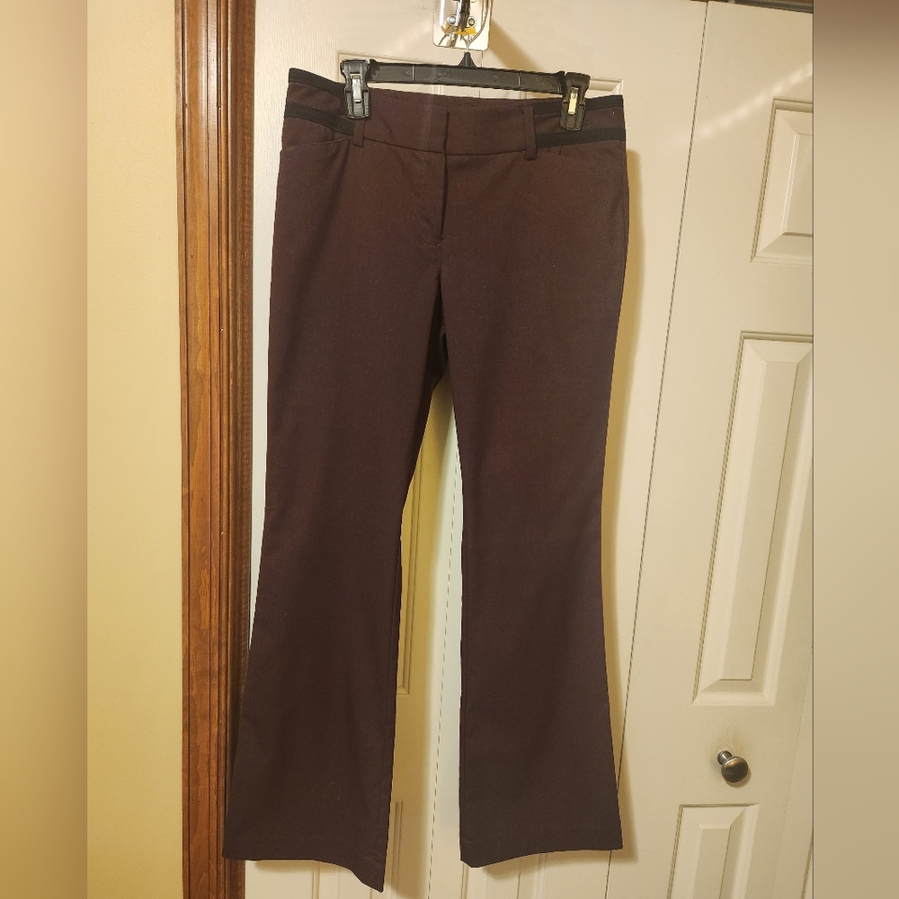 Womens Burgandy Pants